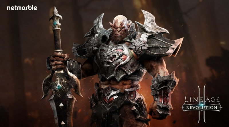 A friendly Orc in Lineage 2: Revolution.