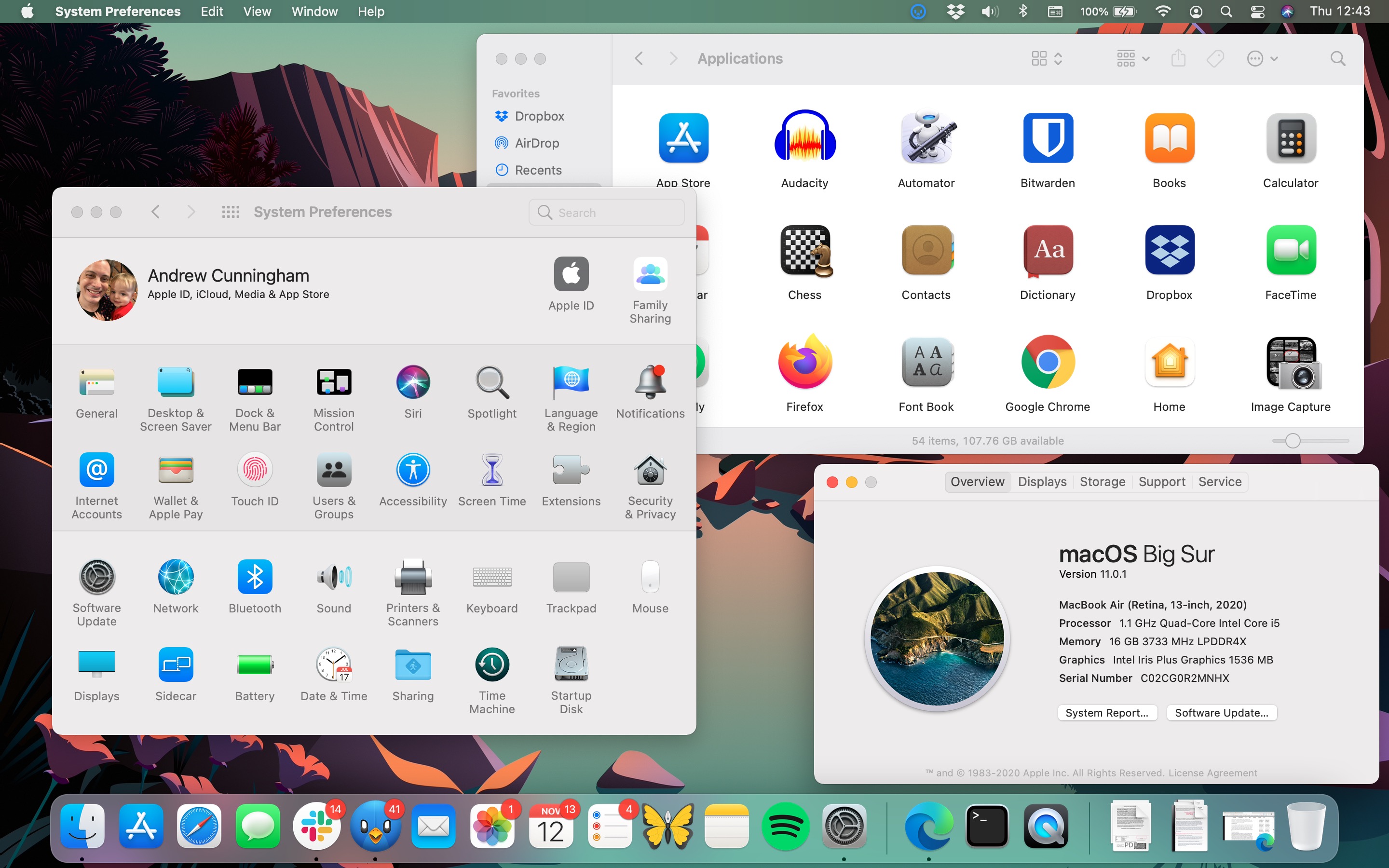 Big Sur brings a brand new look to macOS.
