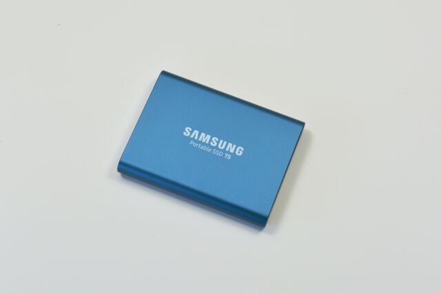 The Samsung T5 portable SSD is one of our top picks for a portable drive.
